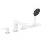 Hansgrohe Vivenis bateria nawannowa 4-otworowa biały mat 75444700