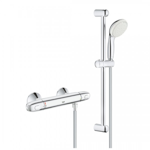 Grohe Grohtherm bateria wannowa termostatyczna ścienna chrom 34151004