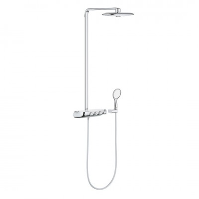 Grohe Rainshower System SmartControl 360 Duo zestaw prysznicowy ścienny termostatyczny z deszczownicą chrom 26250000