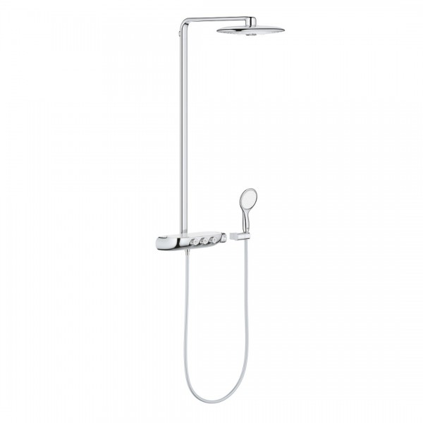 Grohe Rainshower System SmartControl 360 Duo zestaw prysznicowy ścienny termostatyczny z deszczownicą chrom 26250000