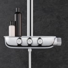 Grohe Rainshower System SmartControl 360 Duo zestaw prysznicowy ścienny termostatyczny z deszczownicą chrom 26250000