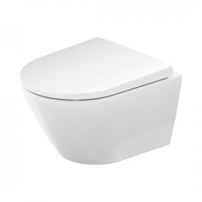 Duravit D-Neo muszla wisząca Rimless z deską WC wolnoopadającą 45880900A1
