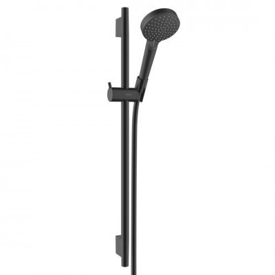Hansgrohe Vernis Blend zestaw prysznicowy Vario ścienny czarny mat 26422670