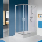Sanplast TX KN/TX5b-90x120 kabina prysznicowa 90x120 cm prostokątna srebrny błyszczący/szkło przezroczyste 600-271-1860-38-401
