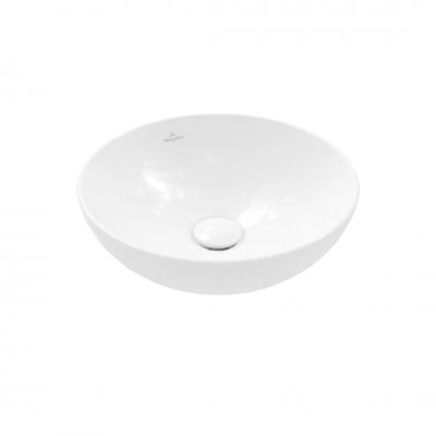 Villeroy&Boch Loop & Friends umywalka 38 cm nablatowa okrągła biała z powłoką CeramicPlus 4A4500R1