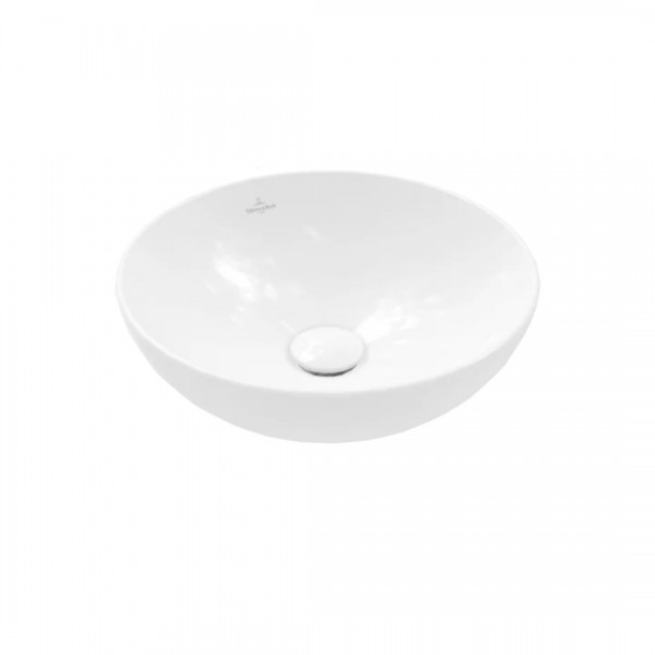 Villeroy&Boch Loop & Friends umywalka 38 cm nablatowa okrągła biała z powłoką CeramicPlus 4A4500R1