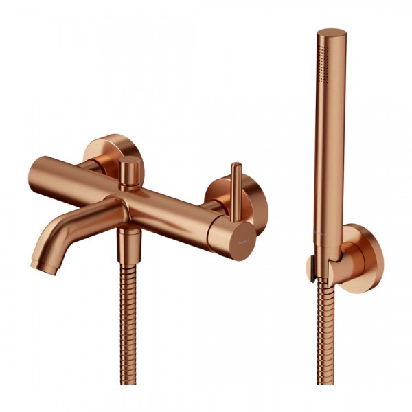 Omnires Y bateria wannowa ścienna miedź szczotkowana Y1231CPB