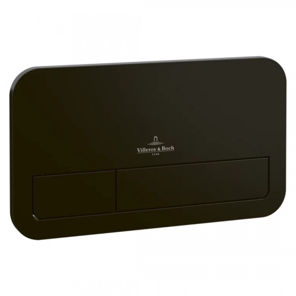Villeroy&Boch ViConnect E200 przycisk spłukujący do WC czarny mat 922490AN
