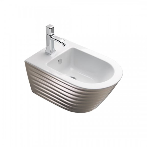Catalano Zero bidet wiszący biały/srebrny 1BS55ZEBA
