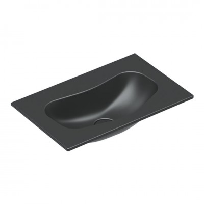 Catalano Edition umywalka 55x35 cm ścienna czarny mat 155EDNS