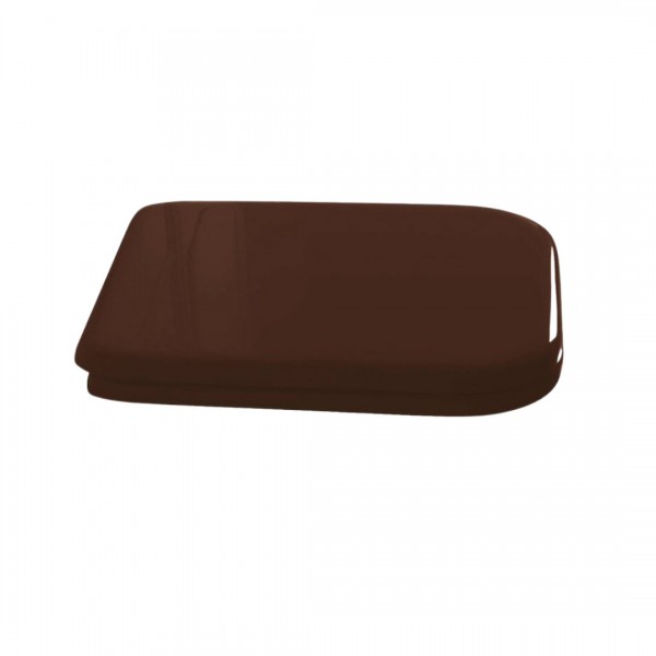 Kerasan Waldorf deska WC wolnoopadająca orzech włoski zawiasy stare złoto 418640