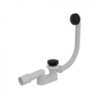 Besco syfon wannowy klik klak czarny SAB-KKP