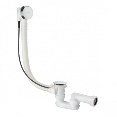 Kludi Rotexa 2000 zestaw odpływowo-przelewowy G 1 1/2 z elastyczną rurą przelewową 95 cm 214090500