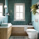 Deante Tubo bateria umywalkowa stojąca chrom BUT_020M