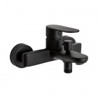 Deante Alpinia bateria wannowa ścienna czarny mat BGA_N10M