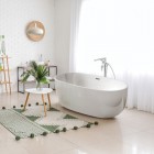 Deante Alpinia Bateria wannowa wolnostojąca z kompletem natryskowym BGA 017M