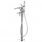 Deante Alpinia Bateria wannowa wolnostojąca z kompletem natryskowym BGA 017M