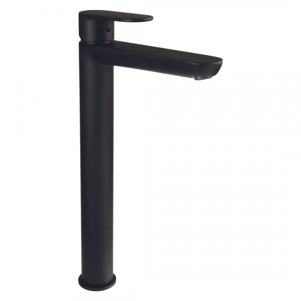 Deante Alpinia bateria umywalkowa wysoka stojąca czarny mat BGA_N20K