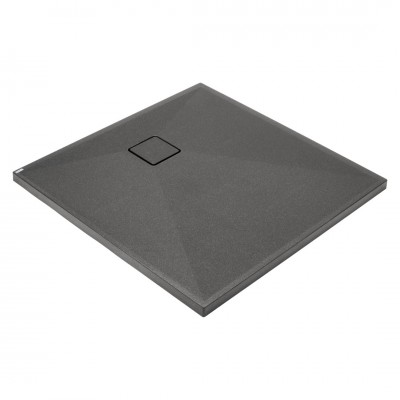 Deante Correo brodzik kwadratowy 90 cm antracyt KQR T41B