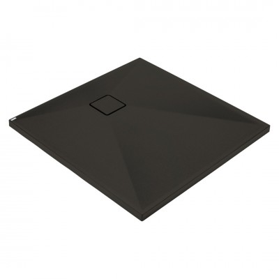 Deante Correo brodzik kwadratowy 90 cm czarny KQR N41B