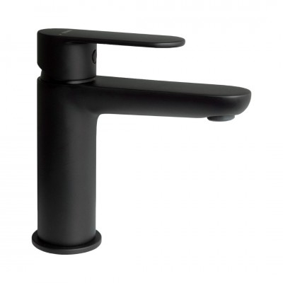 Deante Alpinia bateria umywalkowa stojąca czarny mat BGA_N20M