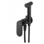 Deante Alpinia bateria bidetowa podtynkowa ze słuchawką typu bidetta czarny mat BGA_N34M