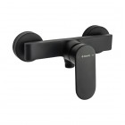 Deante Alpinia bateria natryskowa ścienna czarny mat BGA_N40M