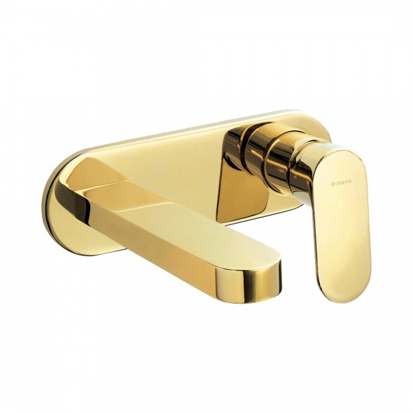 Deante Alpinia bateria umywalkowa podtynkowa złoty połysk BGA_Z54L