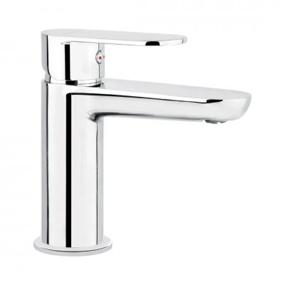 Deante Alpinia bateria umywalkowa stojąca z ograniczeniem temperatury chrom BGAH020M