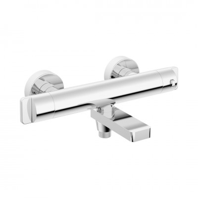 Deante bateria wannowa termostatyczna ścienna chrom BCH_01BT