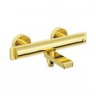 Deante bateria prysznicowa termostatyczna ścienna złoty połysk BCH_Z1BT