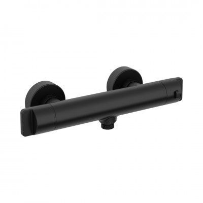 Deante bateria prysznicowa termostatyczna ścienna czarny mat BCH_N4BT