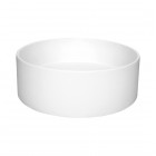 Deante Silia umywalka nablatowa okrągła 36 cm alabaster CQS_AU4S