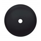 Deante Silia umywalka nablatowa okrągła 36 cm czarny mat CQS_NU4S