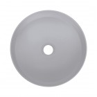 Deante Silia umywalka nablatowa okrągła 36 cm szary CQS_SU4S