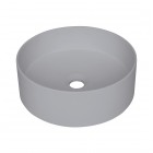 Deante Silia umywalka nablatowa okrągła 36 cm szary CQS_SU4S