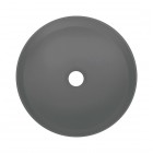 Deante Silia umywalka nablatowa okrągła 36 cm antracyt CQS_TU4S