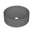 Deante Silia umywalka nablatowa okrągła 36 cm antracyt CQS_TU4S