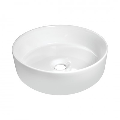 Deante Silia umywalka nablatowa okrągła 36 cm biała CDL_6U4S