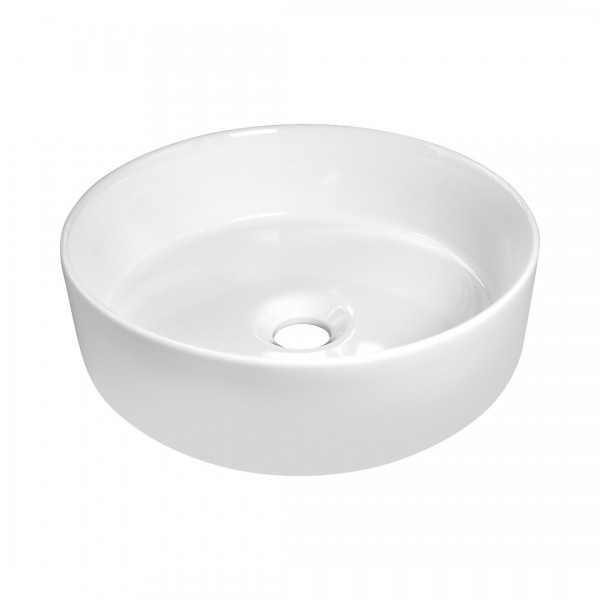 Deante Silia umywalka nablatowa okrągła 36 cm biała CDL_6U4S