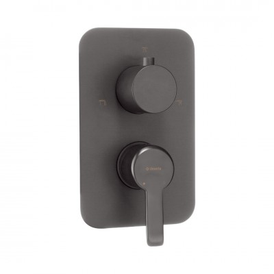 Deante Arnika bateria wannowo-prysznicowa podtynkowa titanium BXY_DQAM