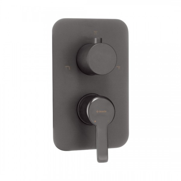 Deante Arnika bateria wannowo-prysznicowa podtynkowa titanium BXY_DQAM