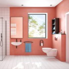 Deante Vital muszla WC wisząca z deską dla osób niepełnosprawnych biała CDVD6WPW