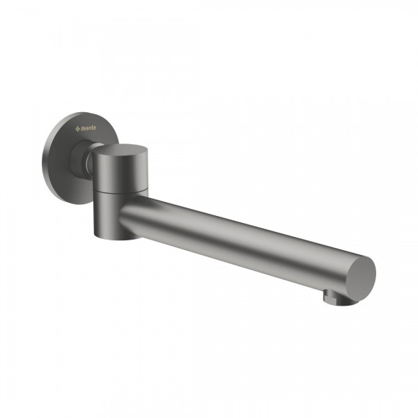 Deante Cascada wylewka wannowa ścienna 23 cm titanium NAC_D87K