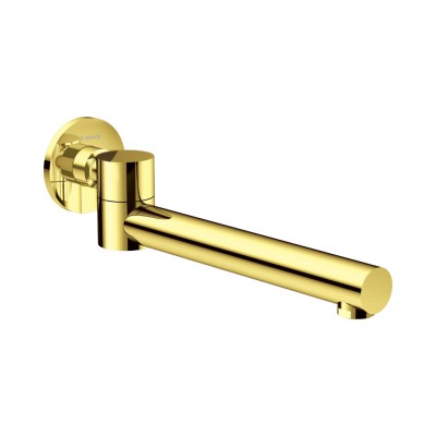 Deante Cascada wylewka wannowa ścienna 23 cm mosiądz NAC_Z87K