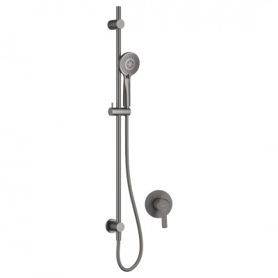 Deante Arnika zestaw prysznicowy podtynkowy titanium NAC_D9TP