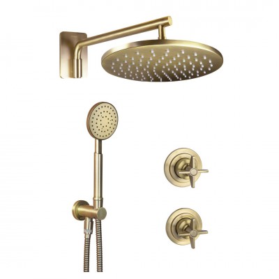 Deante Temisto zestaw prysznicowy podtynkowy deszczownica 25 cm mosiądz NAC_M9QT Deante Temisto zestaw prysznicowy podtynkowy deszczownica 25 cm mosiądz NAC_M9QT