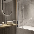 Deante Jasmin umywalka nablatowa okrągła 28 cm biała CDJ_6U2S