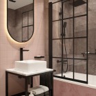 Deante Jasmin umywalka nablatowa kwadratowa 34,5x34,5 cm białaCDJ_6U3S