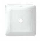 Deante Jasmin umywalka nablatowa kwadratowa 34,5x34,5 cm białaCDJ_6U3S